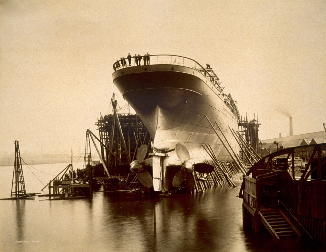 RMS Campania, 1892 da English Photographer