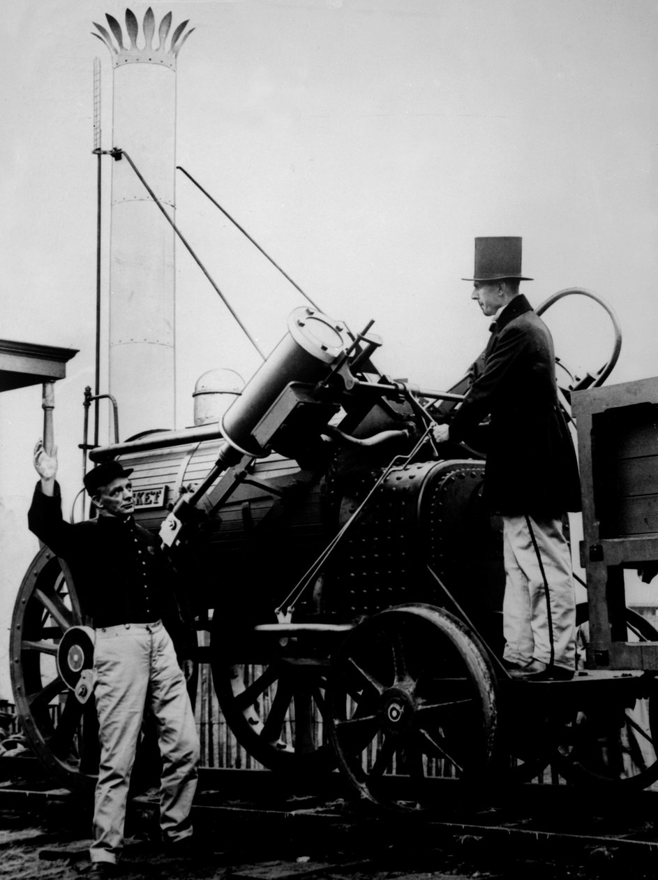 Replica della Rocket di Stephenson, 1929 da English Photographer