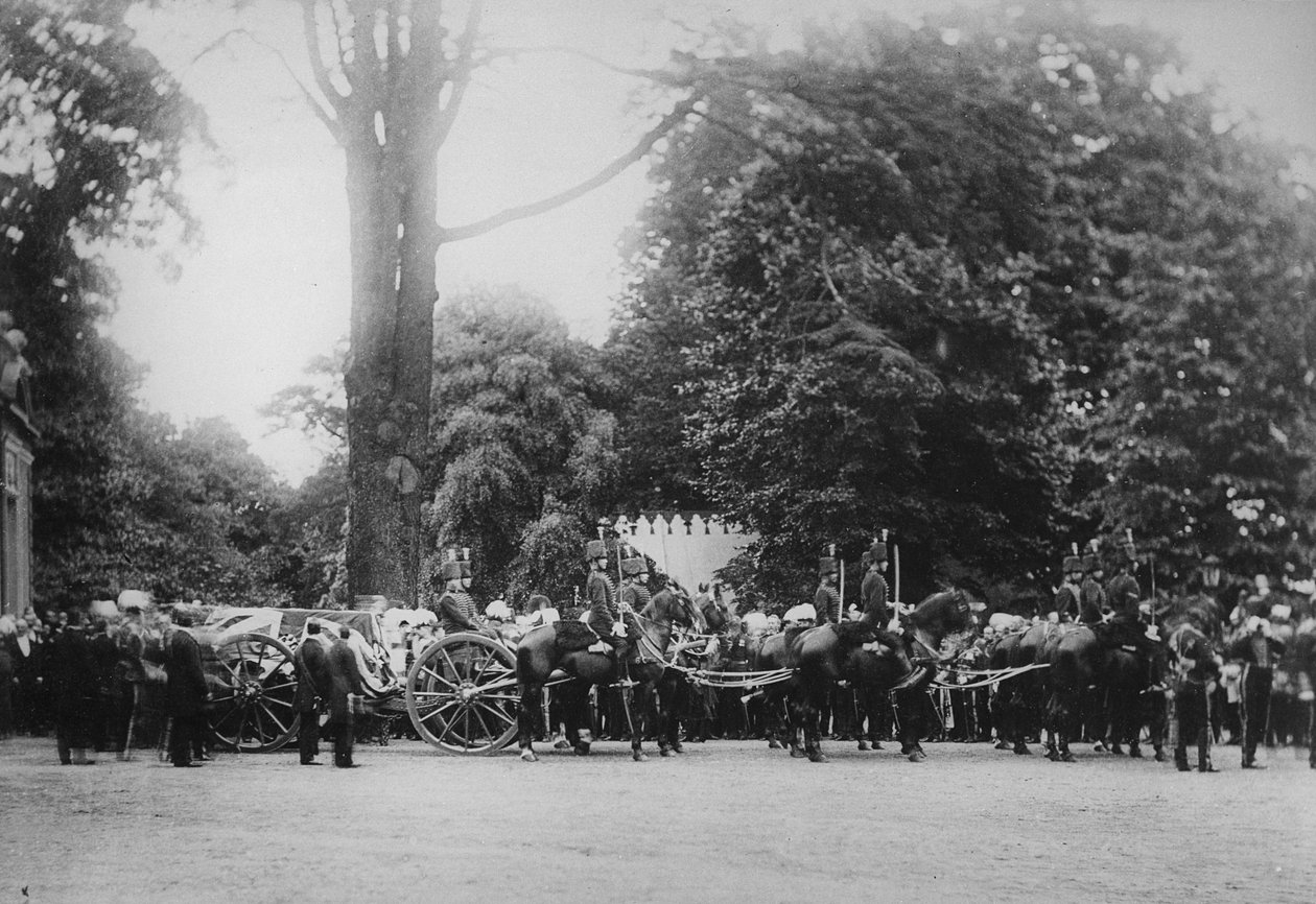 Il corteo funebre del Principe Imperiale, Camden Place, 12 luglio 1879 da English Photographer