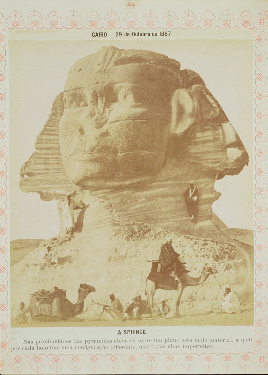 La Sfinge, Egitto, 1887 da English Photographer
