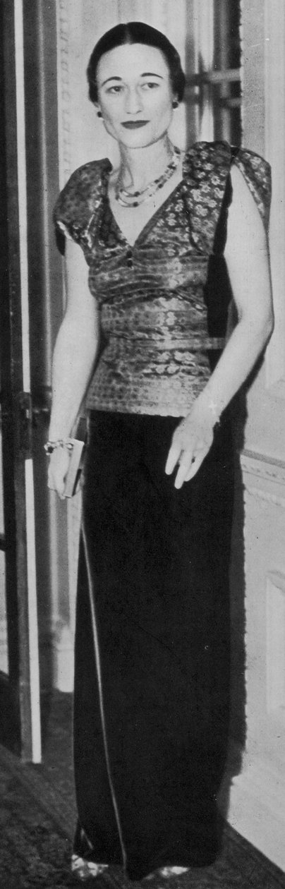 Wallis Simpson, 1936 da English Photographer
