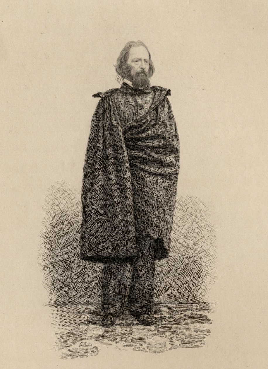 Alfred Lord Tennyson (1809-92) da English School