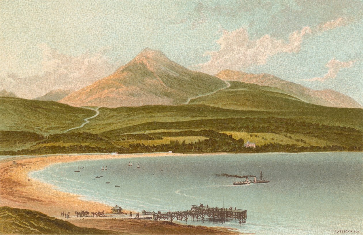 Baia di Brodick e Goatfell da English School