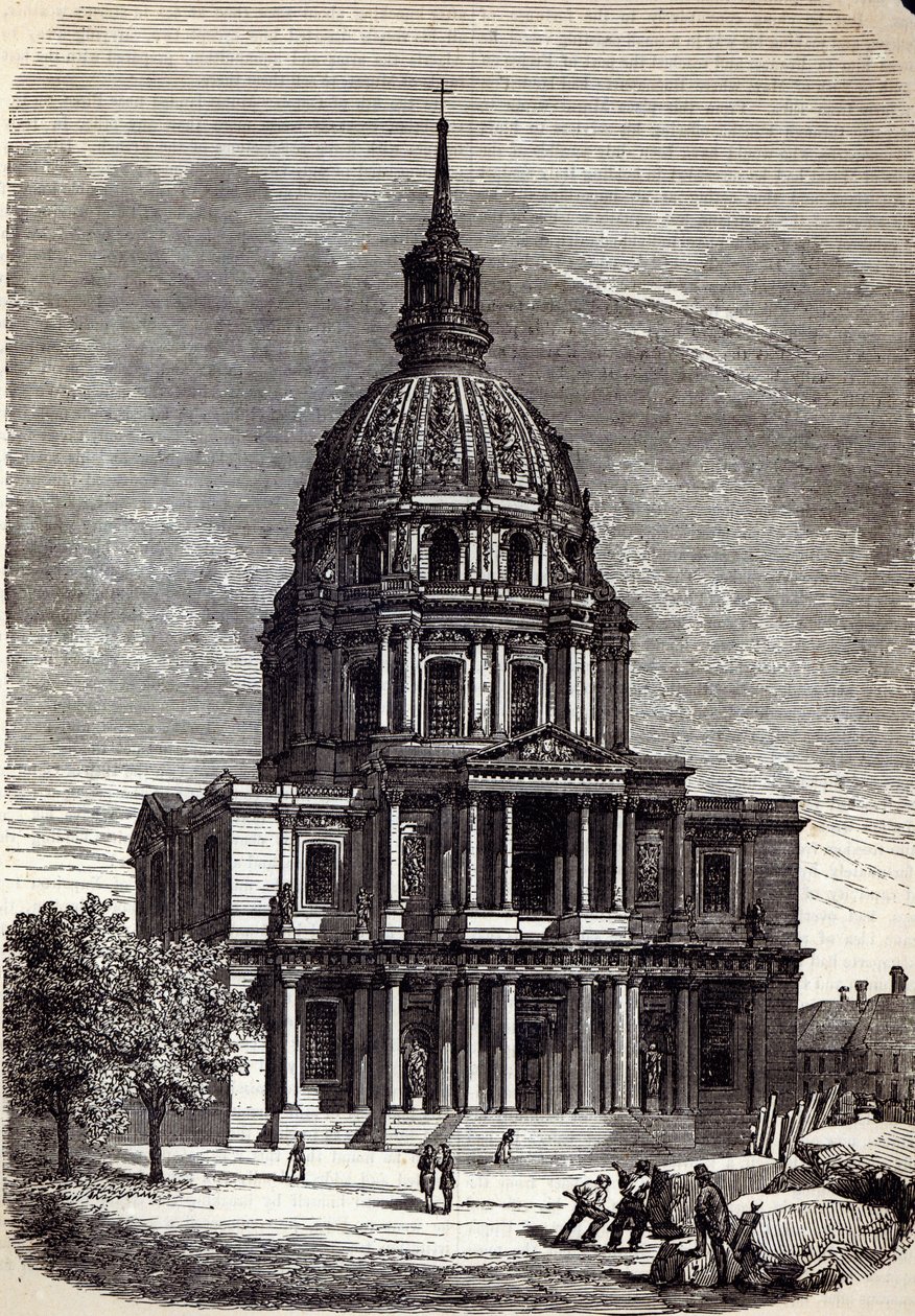 Chiesa degli Invalides, contenente la tomba di Napoleone, Parigi da English School