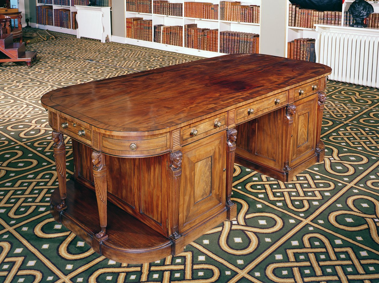 Scrivania di Thomas Chippendale Jr, 1805 da English School