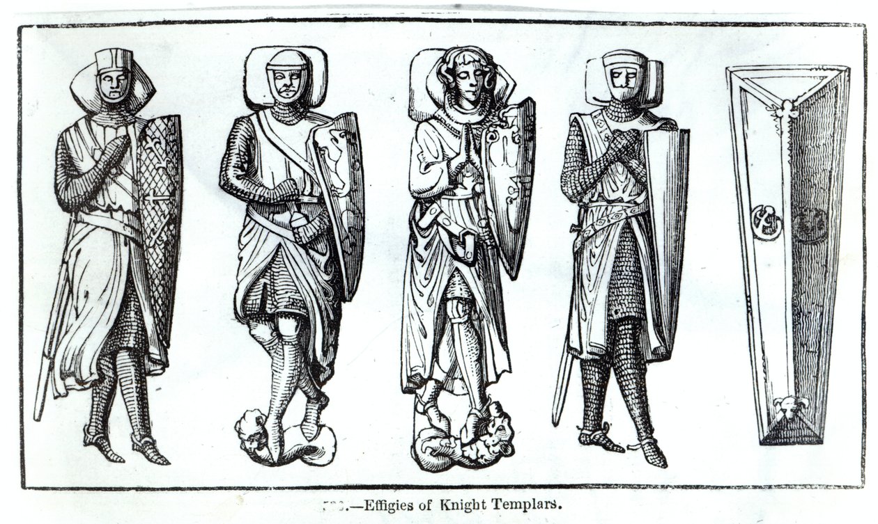 Effigi dei Cavalieri Templari da English School