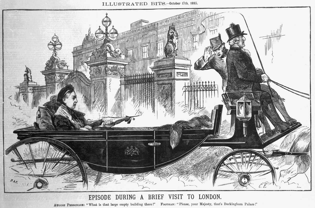 Episodio durante una breve visita a Londra, 17 ottobre 1885 da English School
