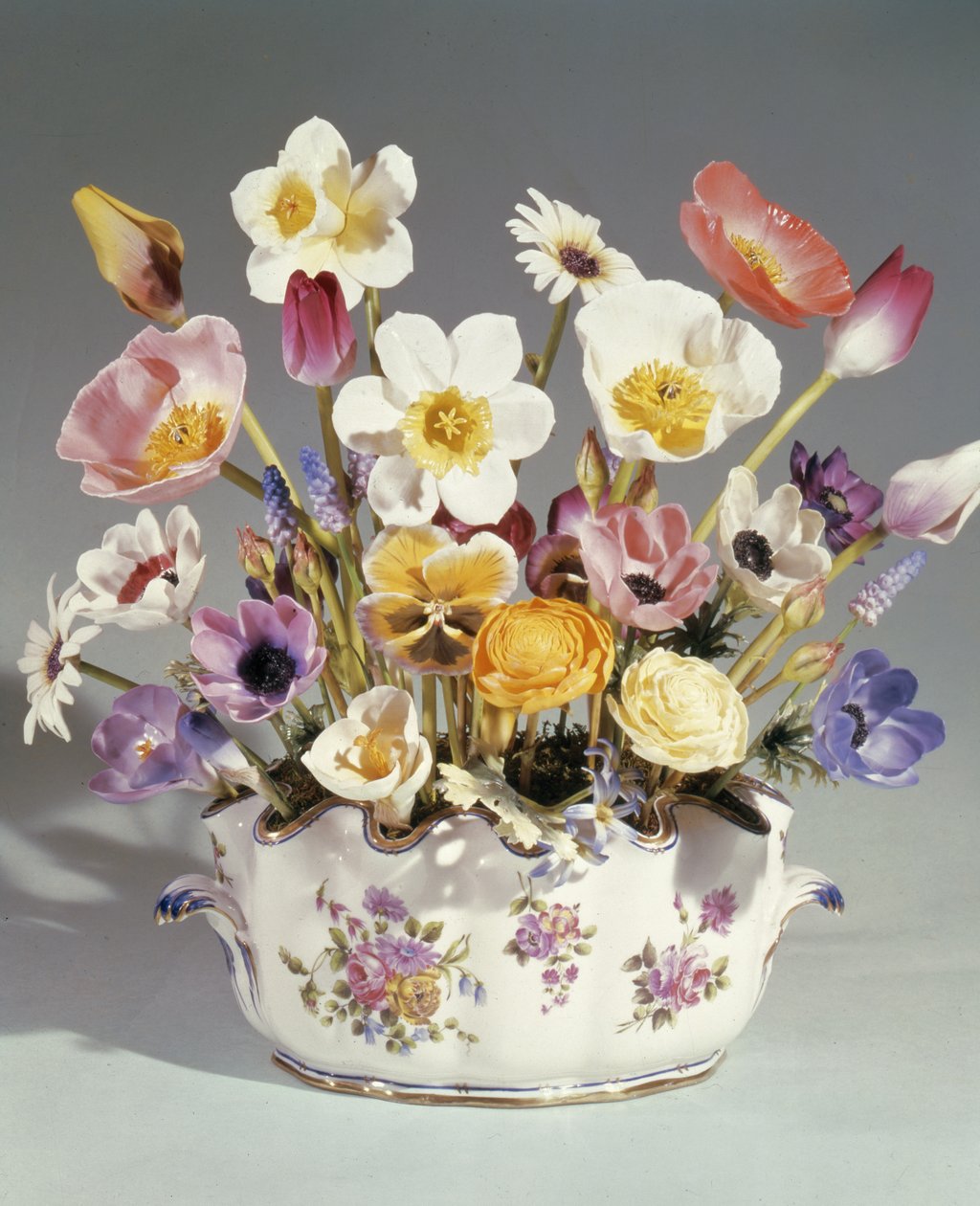 Fiori in un vaso, Royal Worcester da English School