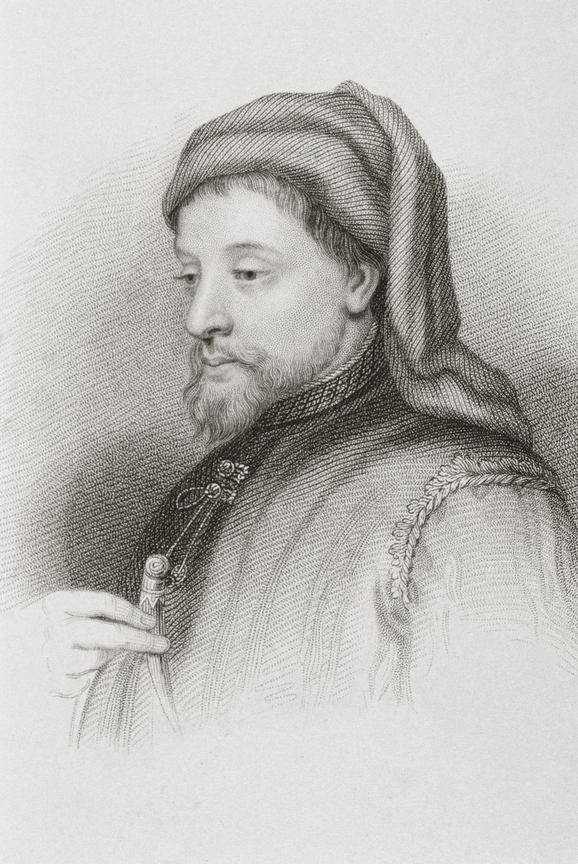 Geoffrey Chaucer (c.1342-43-1400) da English School