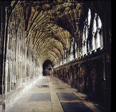Cattedrale di Gloucester, chiostro a volta a ventaglio da English School