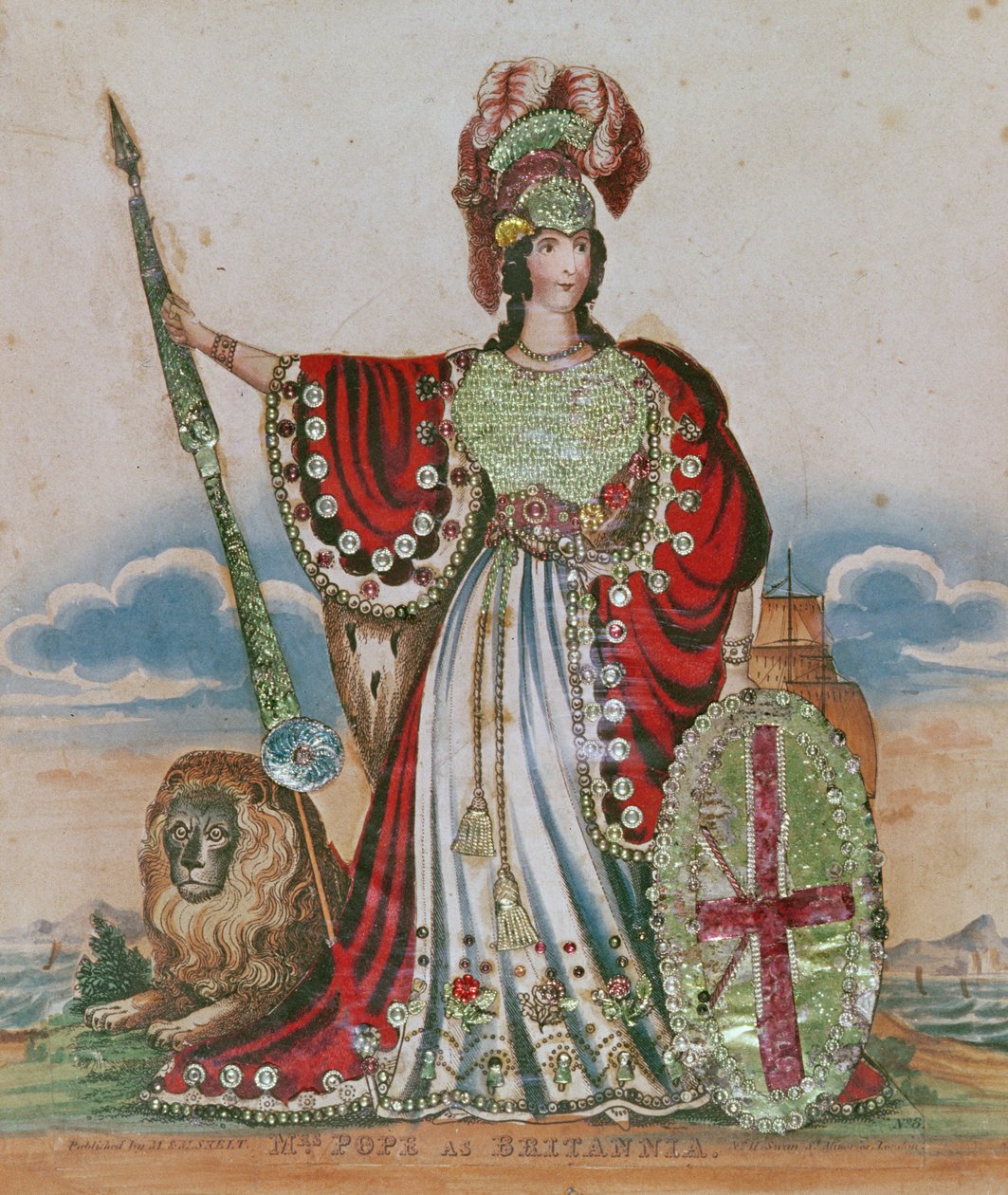 Mrs. Pope come Britannia da English School
