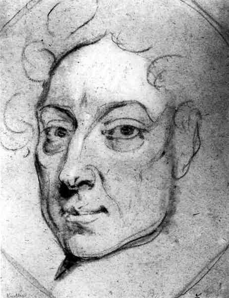 Ritratto di Alexander Pope (1688-1744) da English School
