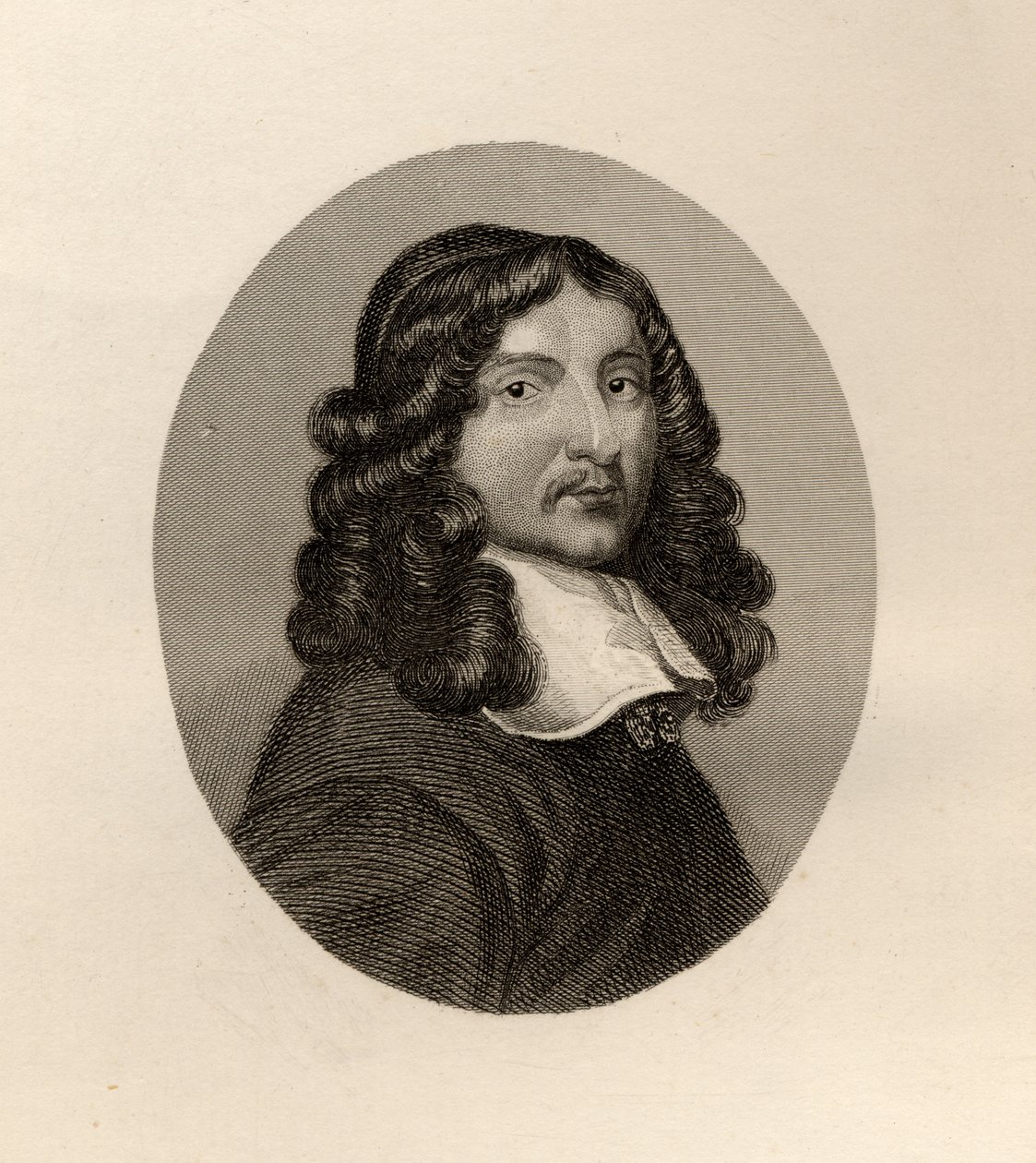 Ritratto di Andrew Marvell (1621-78) da English School