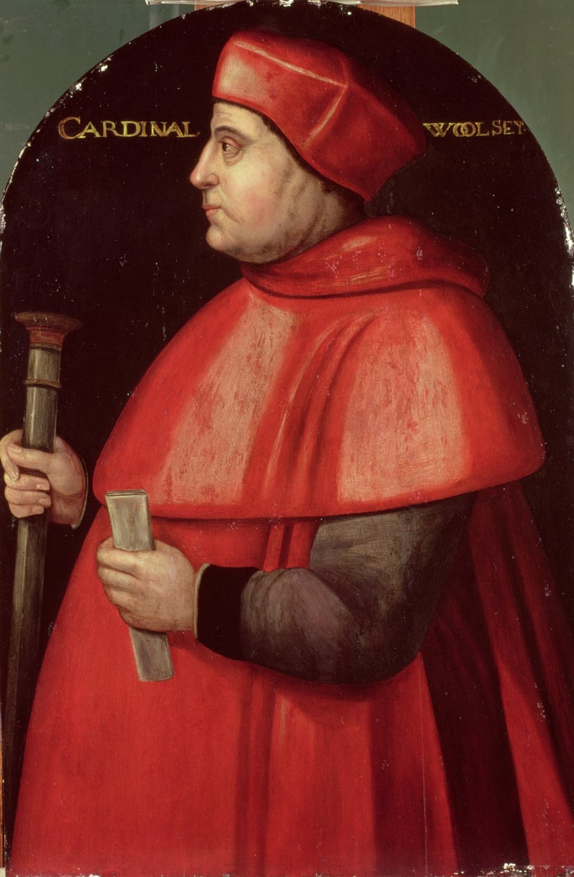 Ritratto del Cardinale Thomas Wolsey (c.1475-1530) da English School