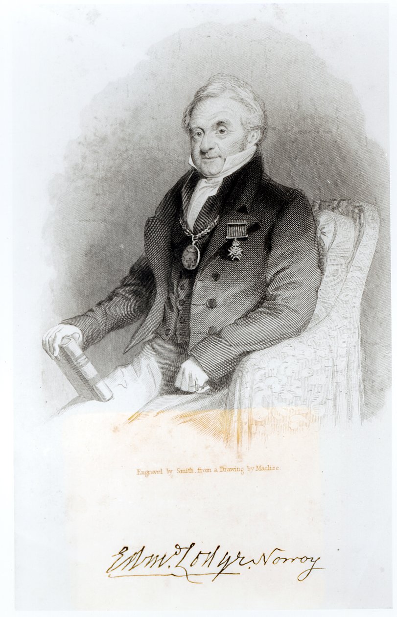 Ritratto di Edmund Lodge da English School