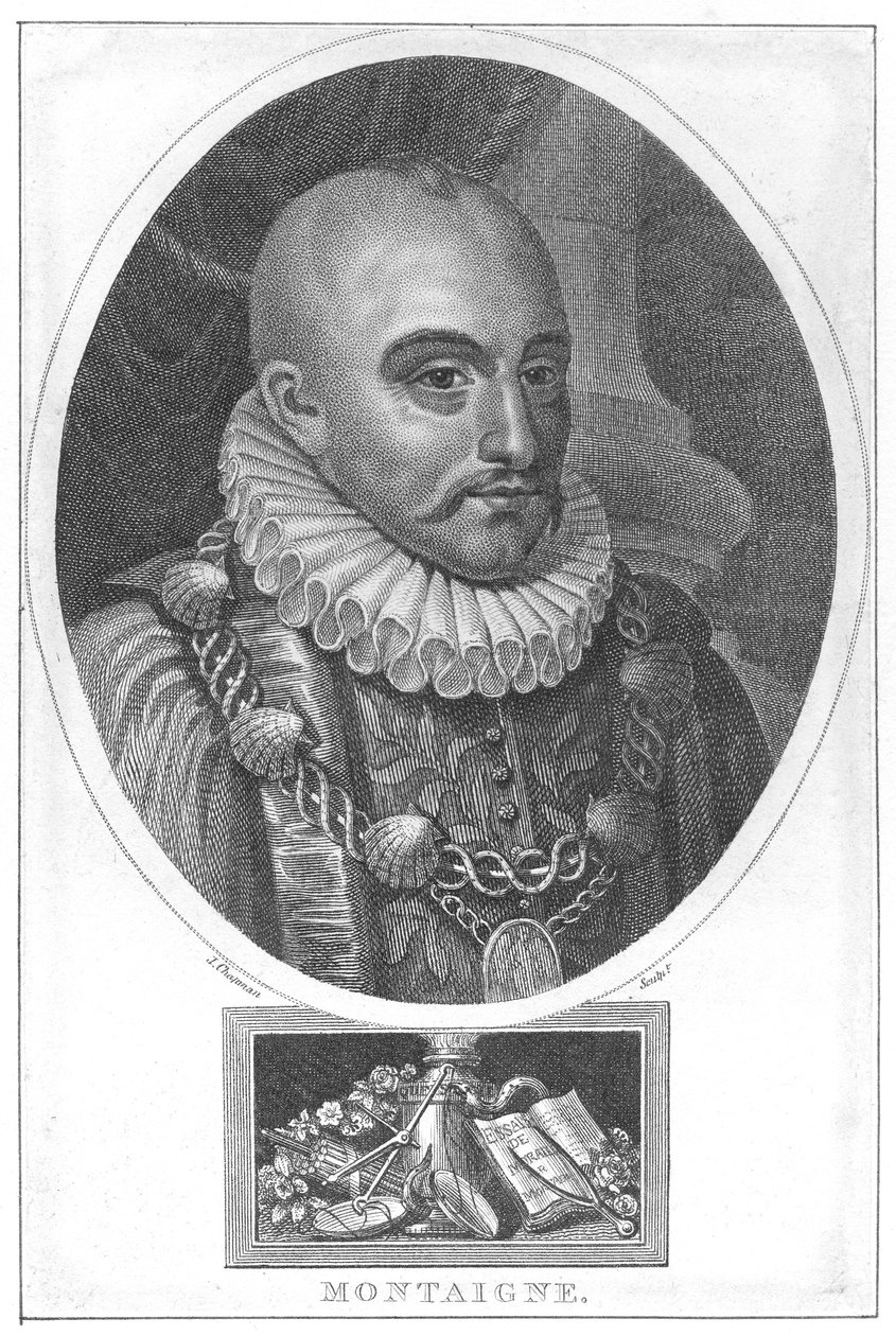 Ritratto di Michel de Montaigne da English School