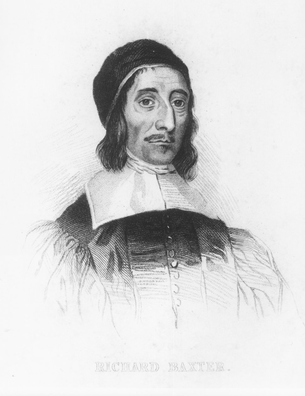 Ritratto di Richard Baxter (1615-91) da English School