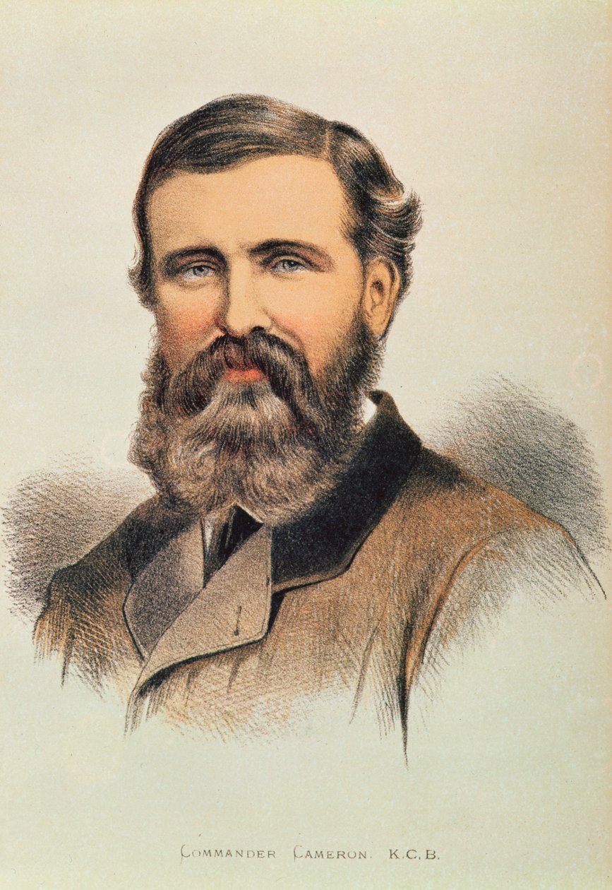 Ritratto di Verney Lovett Cameron (1844-94), esploratore inglese da English School