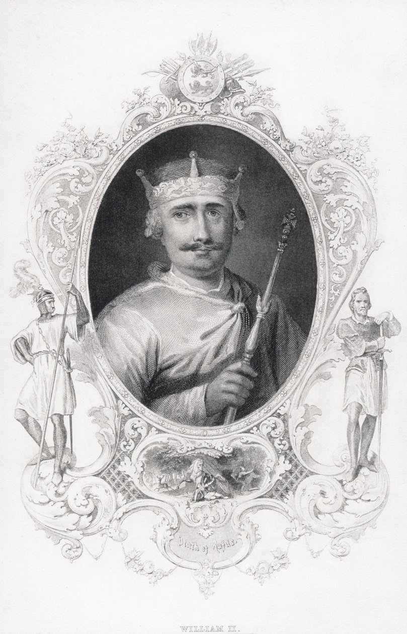 Ritratto di Guglielmo II (1056-1100) da English School