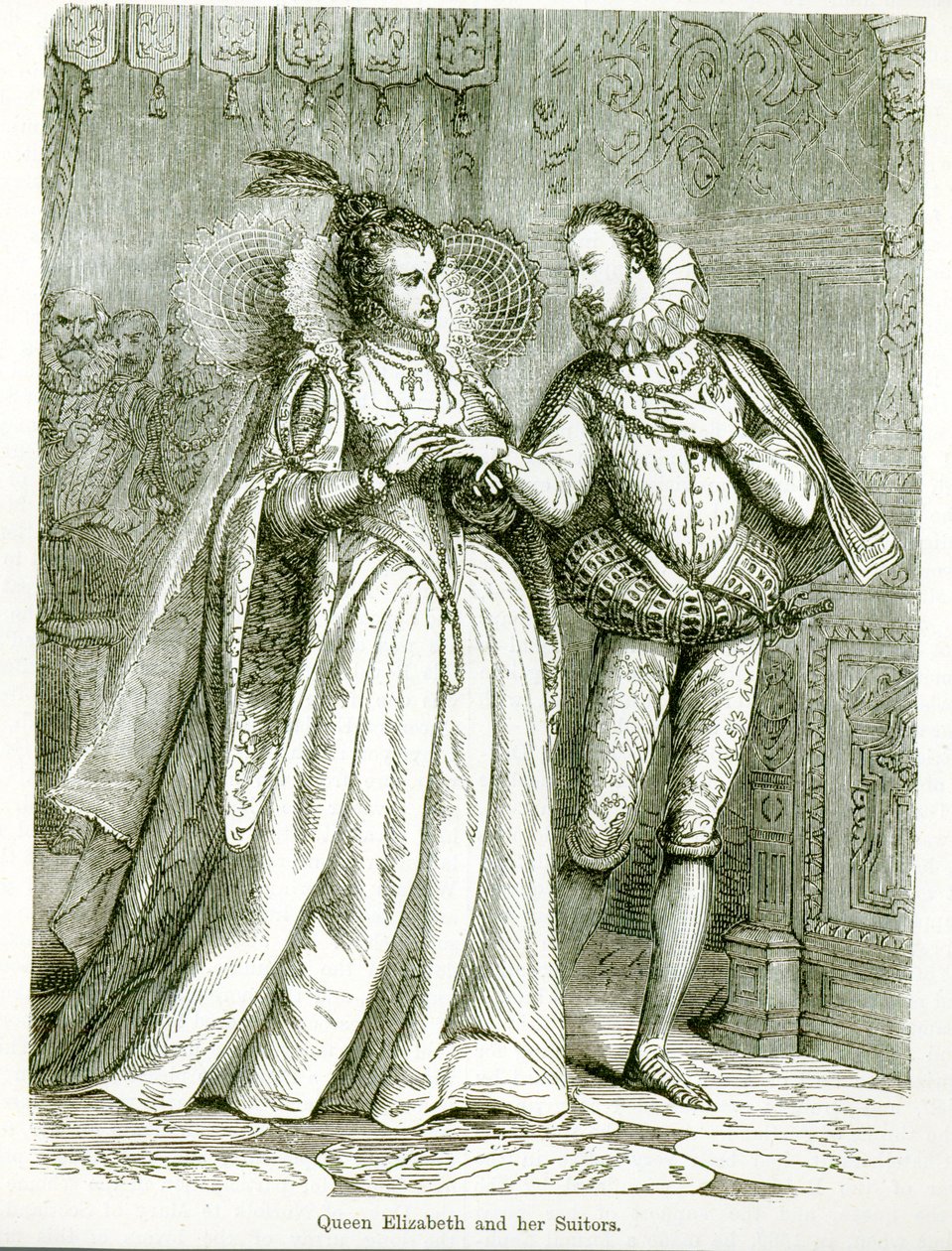 La Regina Elisabetta e i suoi Pretendenti da English School