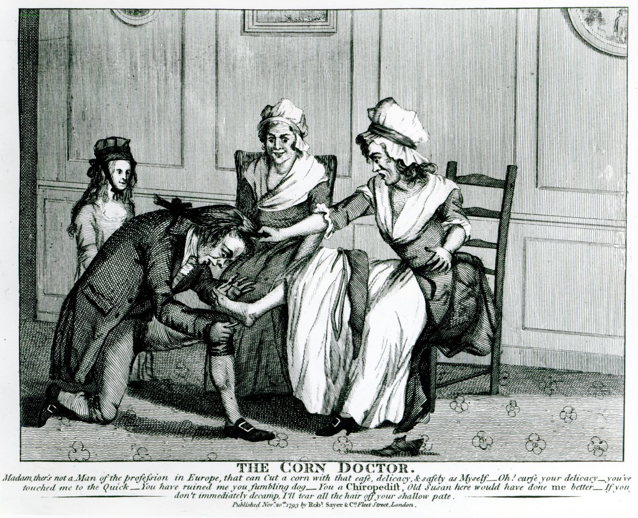 Il dottore del mais, 1793 da English School