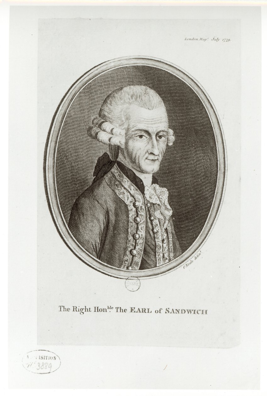 Il quarto conte di Sandwich (1718-92) da English School