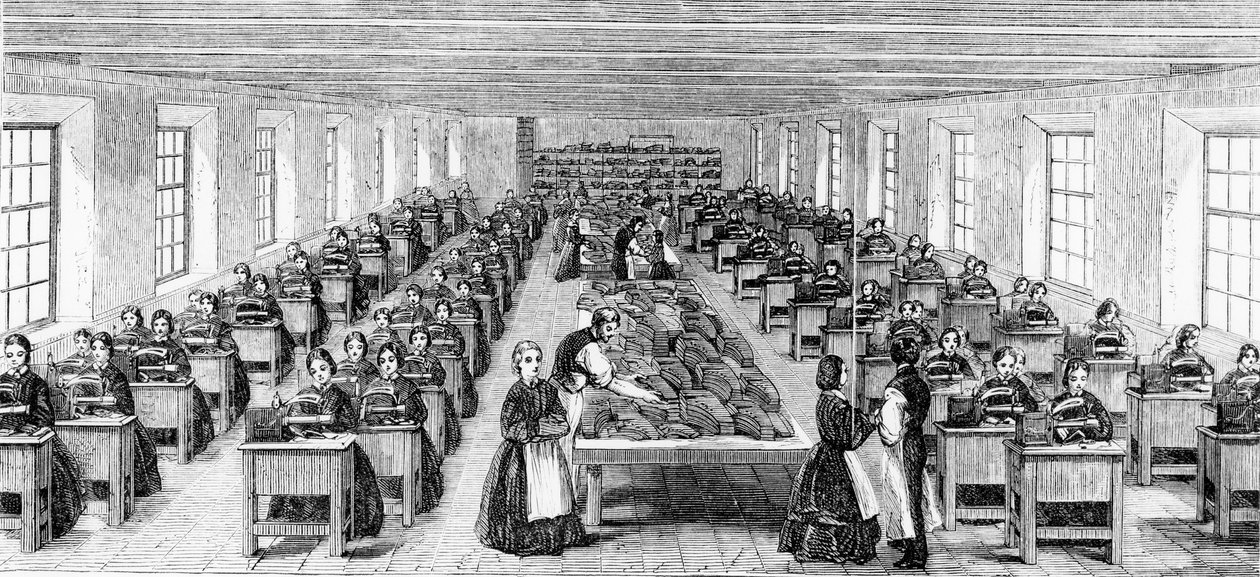 La sala macchine dei fratelli Somervell, Netherfield, Kendal, illustrazione da 