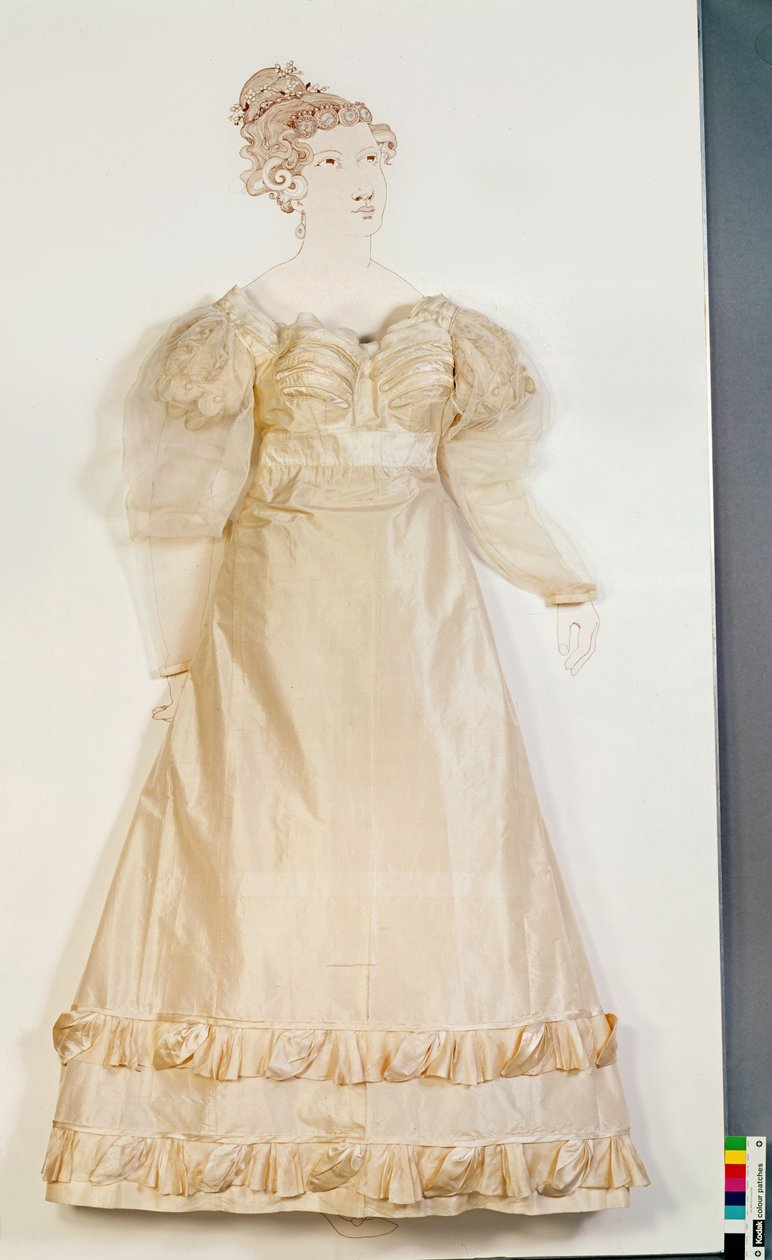 Abito da sposa, 1821 da English School
