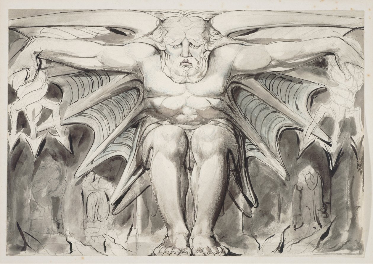 Una Divinità Distruttrice da William Blake