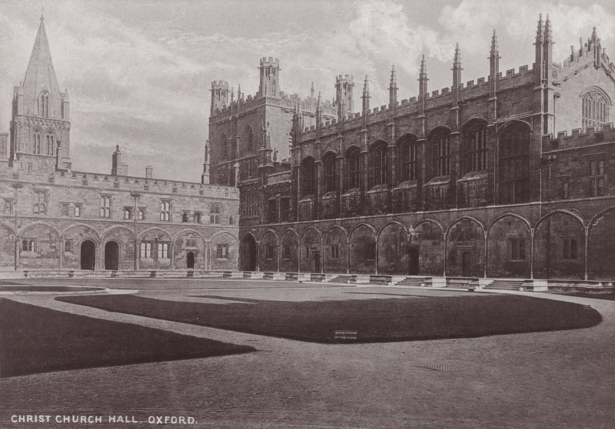 Sala di Christ Church, Oxford da English Photographer