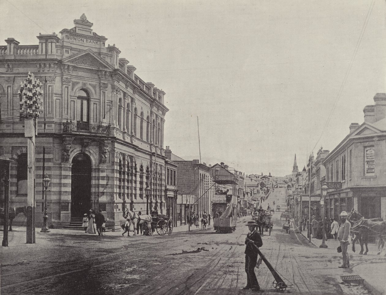 Elizabeth Street, Hobart da English Photographer