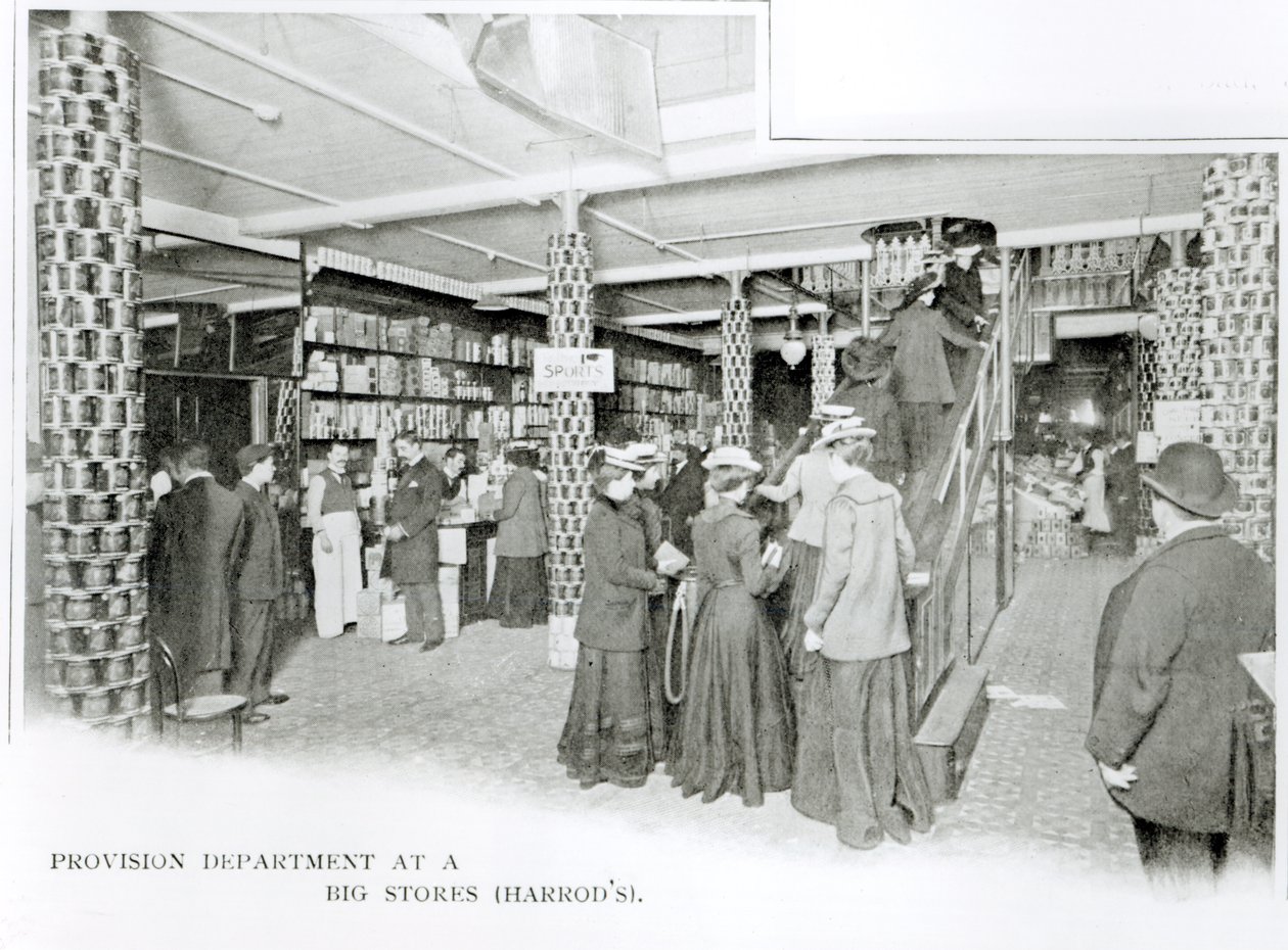 Reparto provviste di Harrods, c.1901 da English Photographer