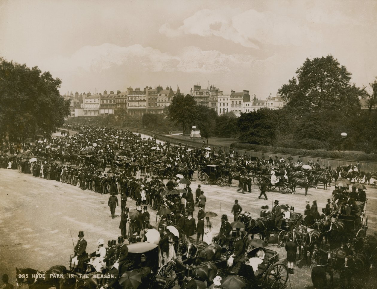 Hyde Park nella stagione, Londra da English Photographer