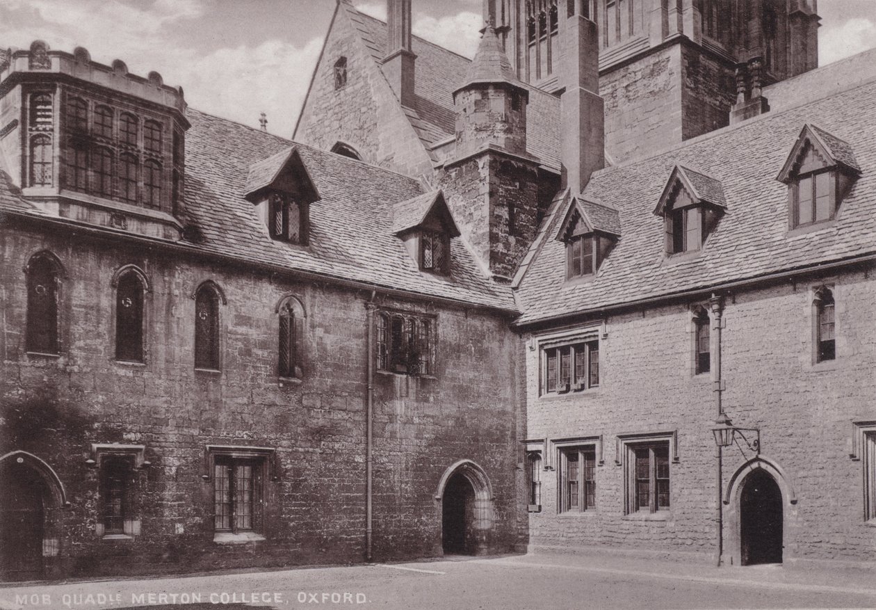 Mob Quadrilatero del Merton College, Oxford da English Photographer