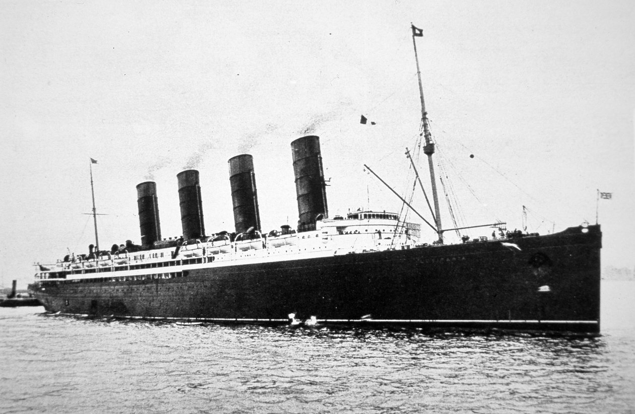 RMS Lusitania da English Photographer