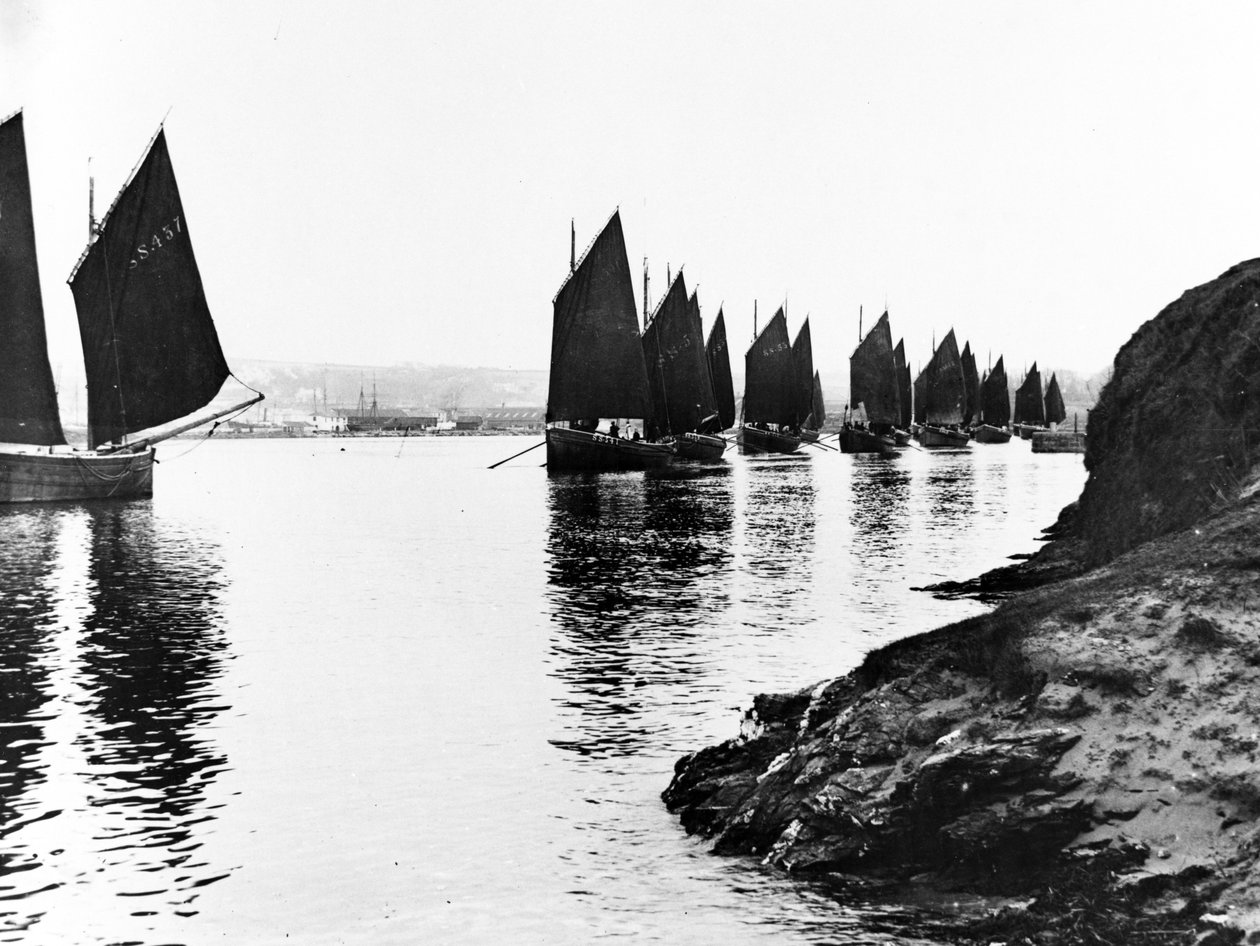 Regata, estuario di Hayle, c.1890 da English Photographer