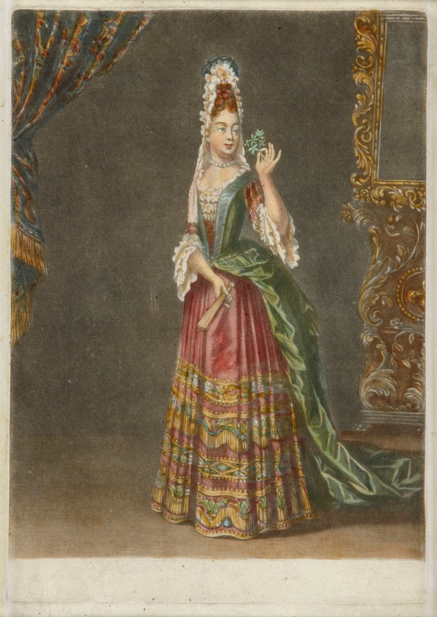 Una signora in mantua da English School