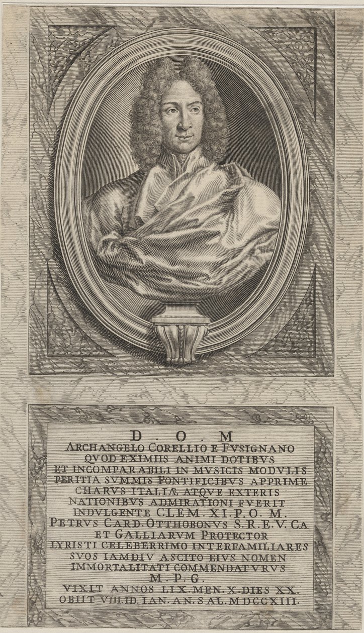 Arcangelo Corelli, c.1715 da English School