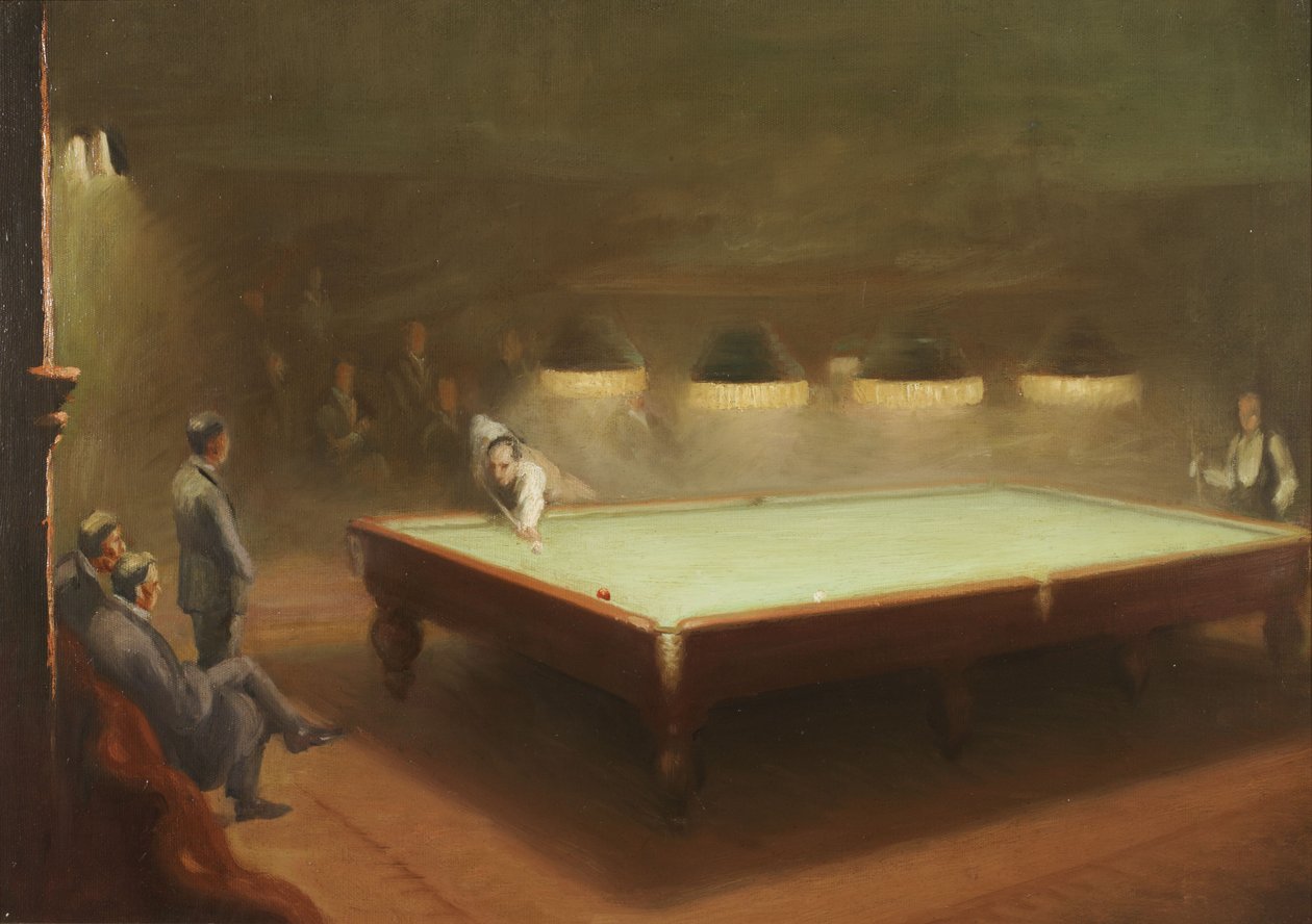 Partita di Biliardo a Thurston, 1930 da English School