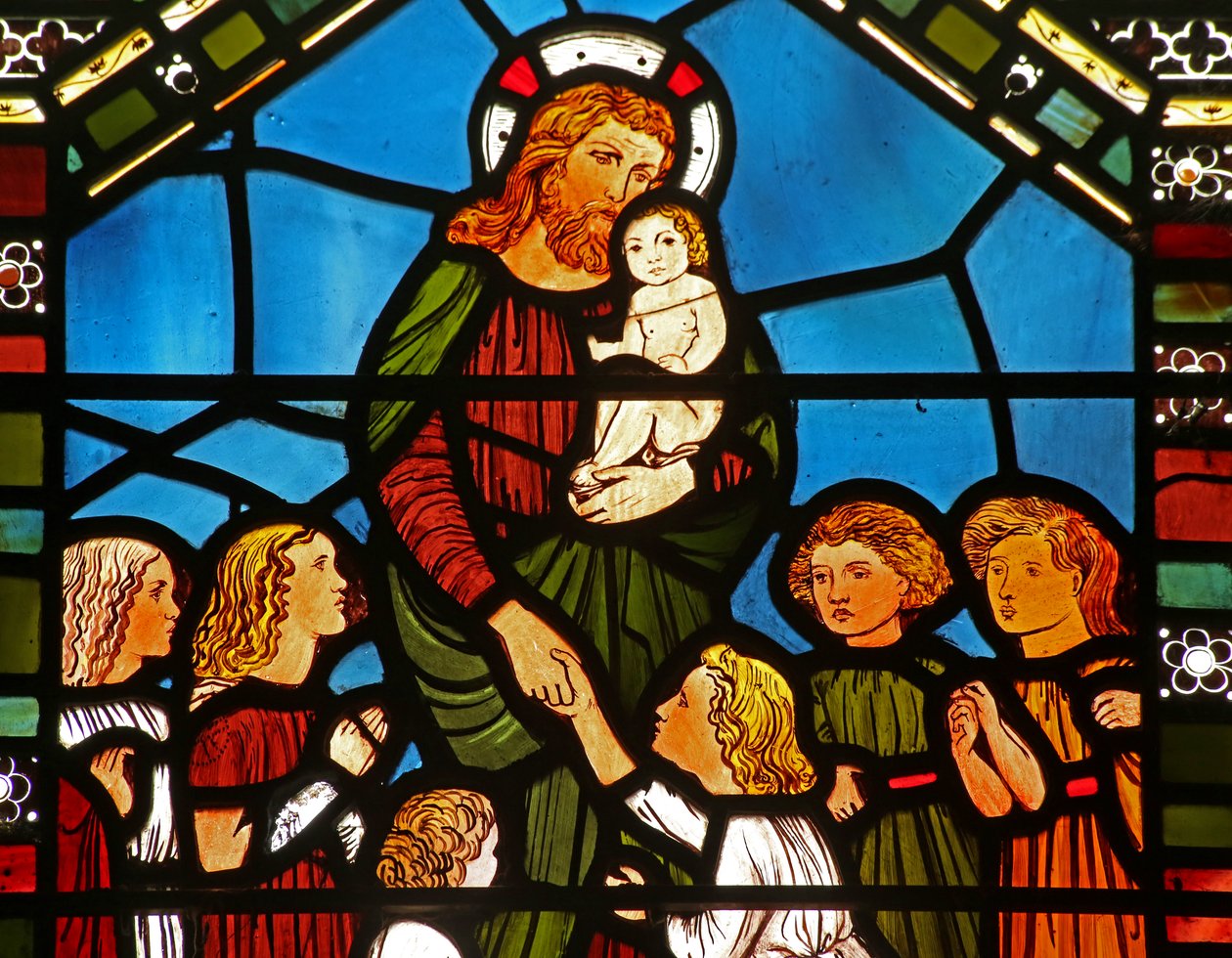 Cristo benedice i bambini da English School
