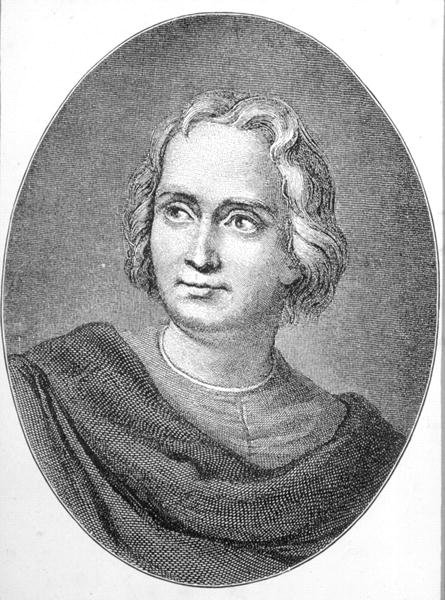 Cristoforo Colombo (1451-1506) (incisione) da English School