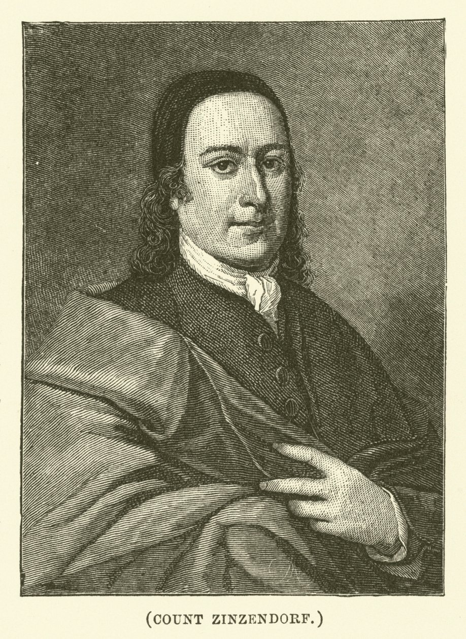 Conte Zinzendorf (incisione) da English School