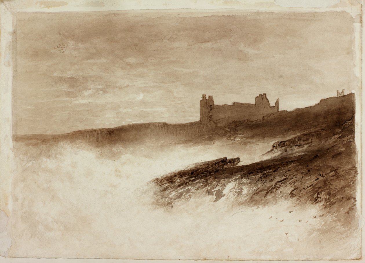 Castello di Dunstanburgh da English School