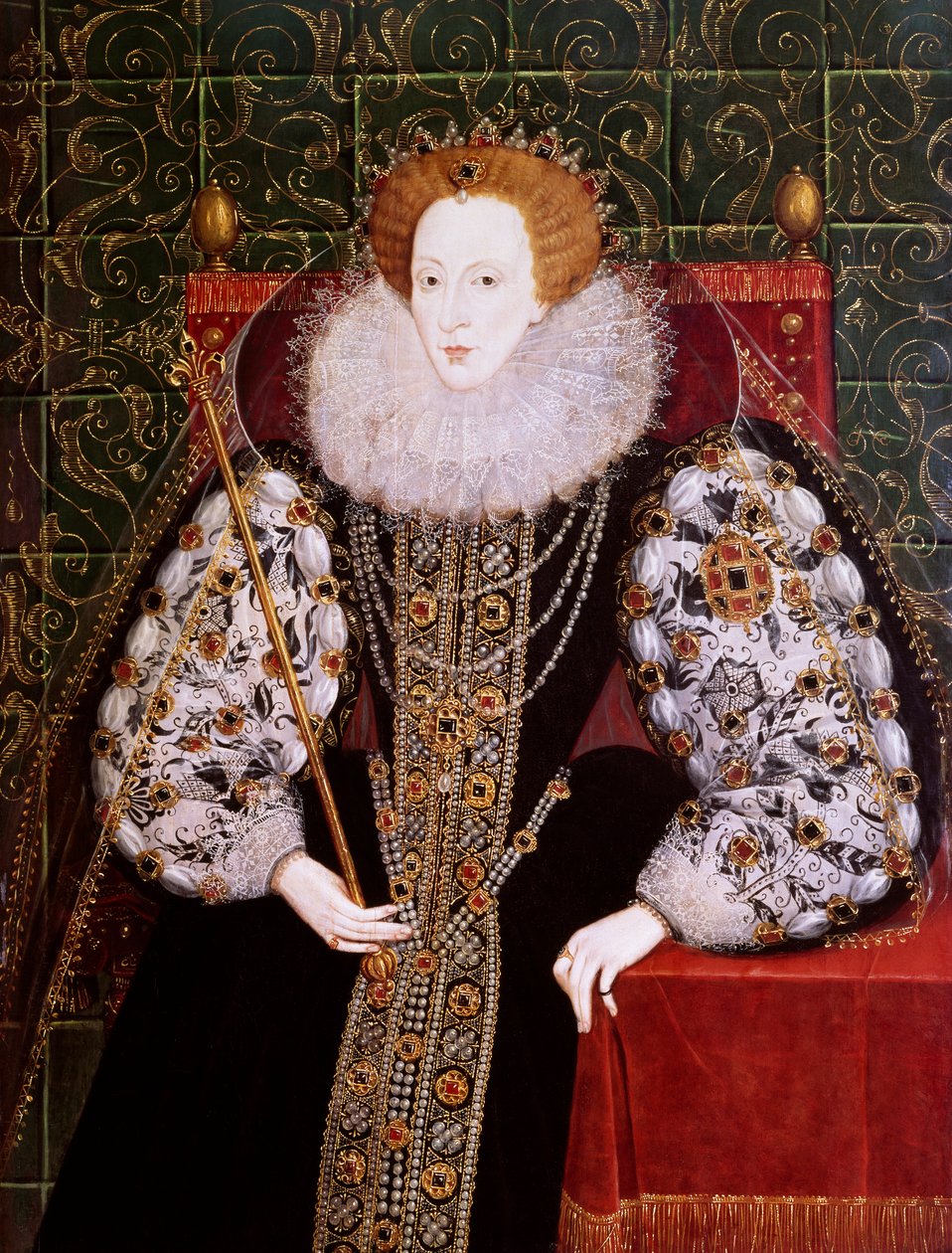 Elisabetta I, c.1590 da English School