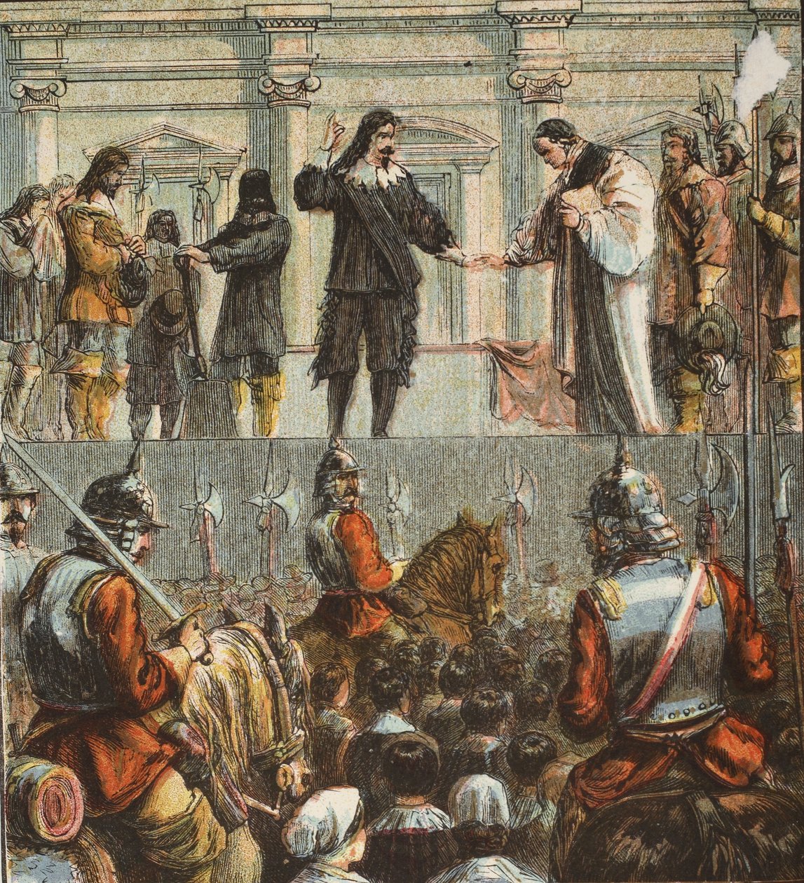 Esecuzione di Carlo I da English School