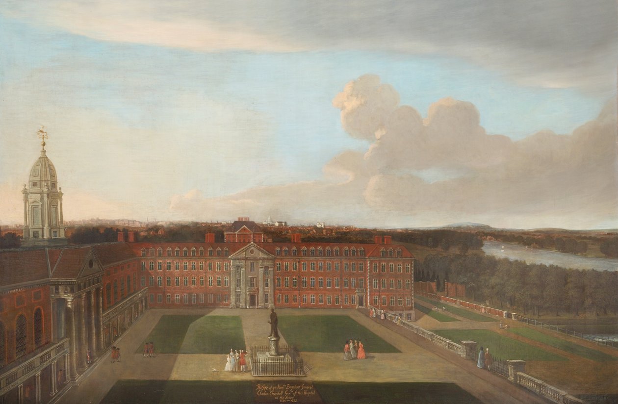 Corte delle figure, c.1720 da English School