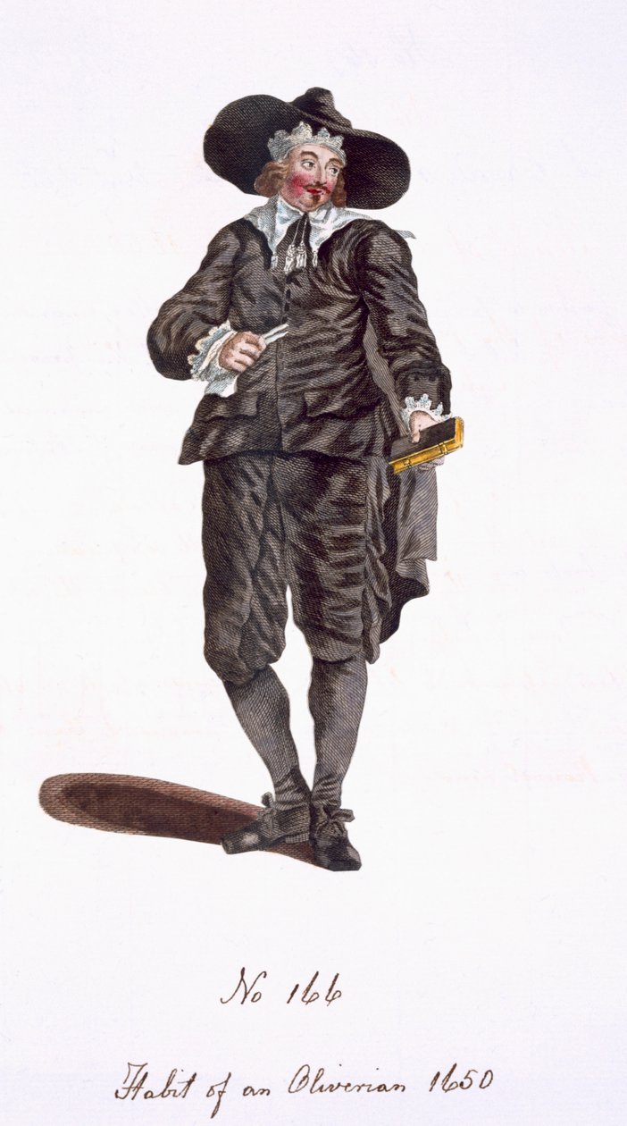 Abito di un Oliveriano, 1650 da English School