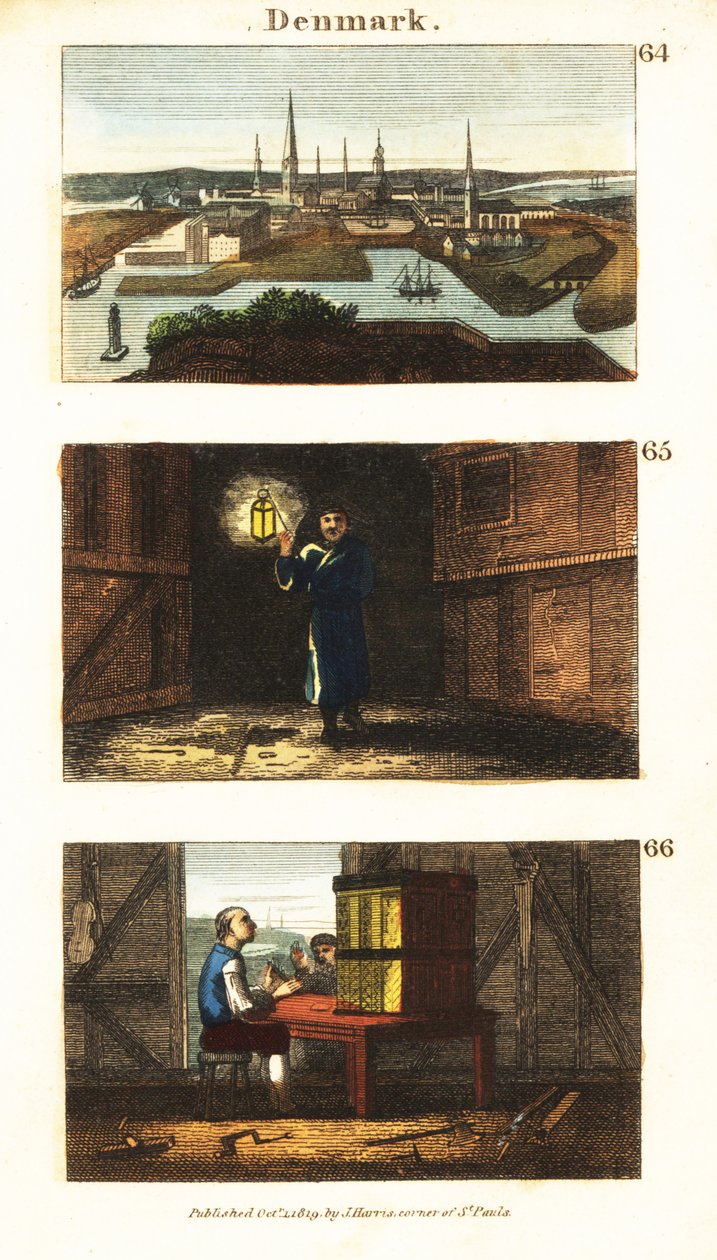 Vedute storiche della Danimarca da English School