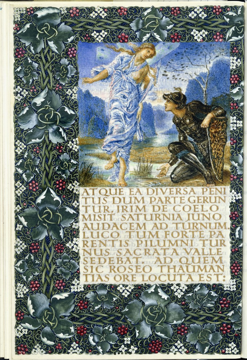 Iride che appare davanti a Turno, 1874-c.1919 da English School