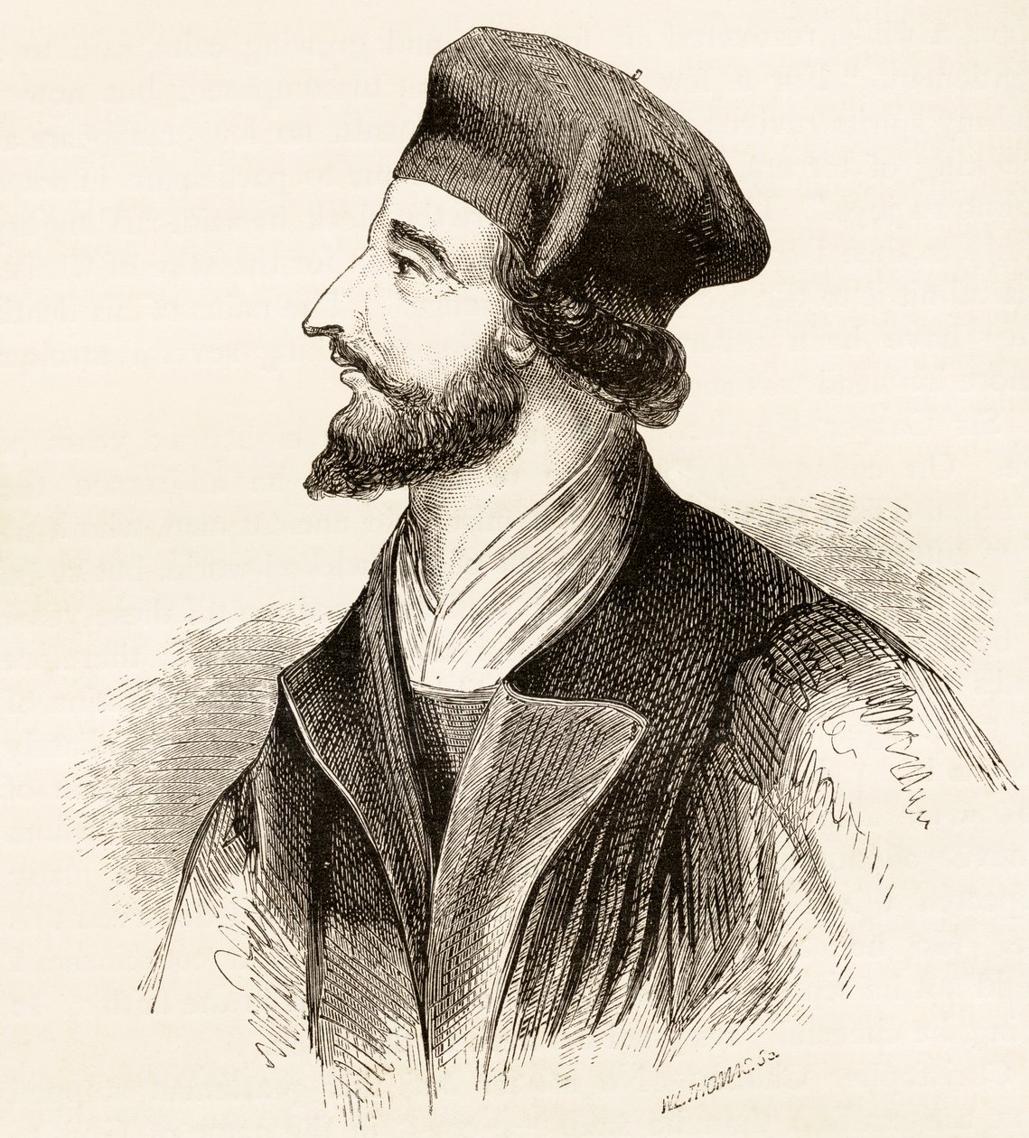 Jan Hus, c.1865 da English School